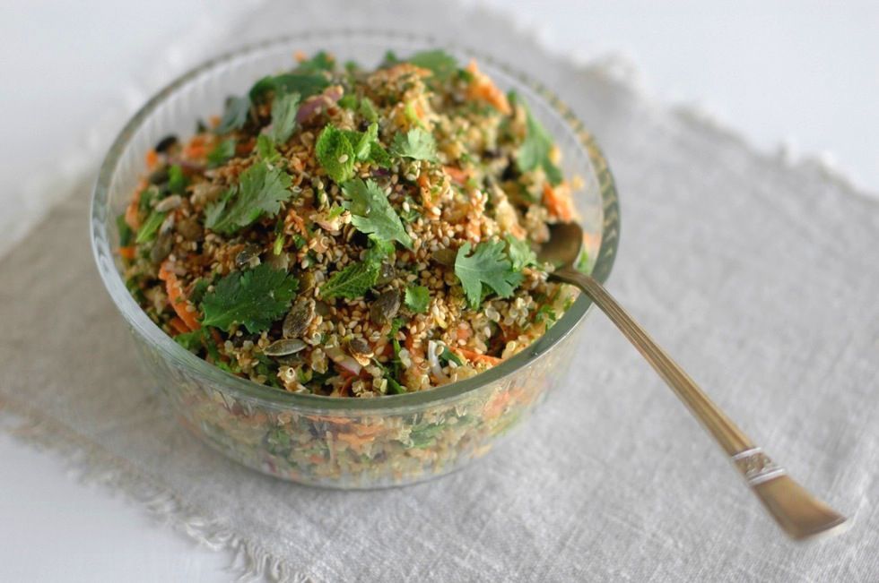 quinoa salad dairy gluten free protein low gi