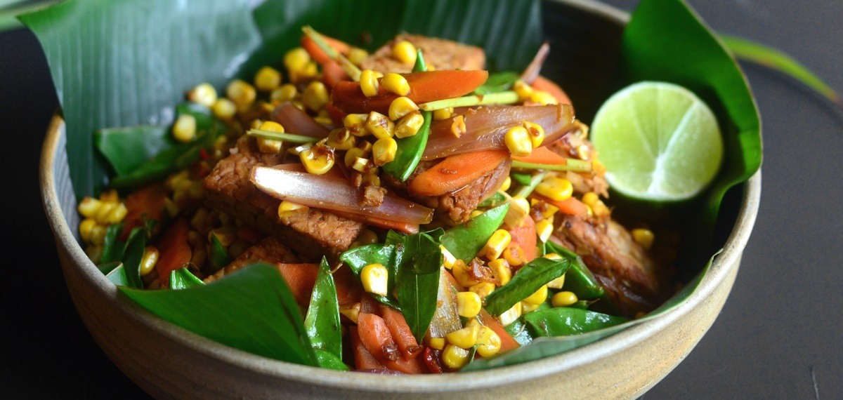 tempeh stir fry gluten dairy free protein